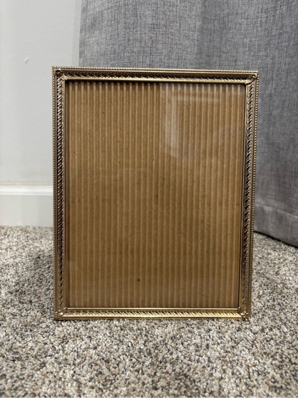 Vintage Gold Tone Mid Century Picture Frame Hollywood Regency Tabletop Display